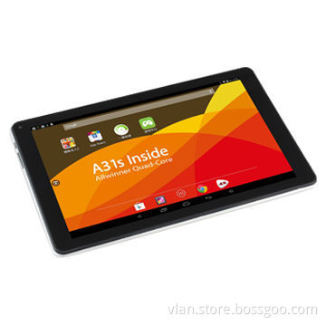 10.1-inch Android Tablets with IPS Screen, A31S ARM Cortex-A7 Quad Core, 1G RAM, 8G StorageNew